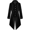 Suncolour Uomini Steampunk Costume Giacche Uomo Gothic Fancy Larp Frac Medievale Vittoriano Frock Coat Taglia L