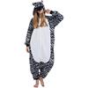 SAMGU Pigiama Animali Cosplay Uomo Donna Adulti Costume Tuta Zebra M