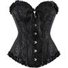Zooma Top corsetto da donna, con maniche corsetto per la vita, bustier corsetto camicetta dirndl camicia tradizionale (S/UK=4, 1093 bianco), S