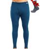 Merino.tech Pantaloni Termici Lana Merino Uomo Intimo + Calzini (Large, 165 Denim Blue)