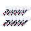 Fila Calzini (Pacco da 12) Uomo (IT, Numero, 43, 46, Regular, Corto, 12 PAIA BIANCO)