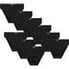 SNELLY Mutande Uomo Slip in Cotone Elasticizzato Pacco da 6-9-12 Slip Bianco o Nero o 6-12 Pezzi Colori Assortiti (Nero, Blu, Grigio) Elastico Interno U101E Intimo Maschile Pratico Comodo e di Marca