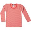 Cosilana, Maglietta interna a maniche lunghe per bambini, 70% lana (KBT), 30% seta, 92 cm
