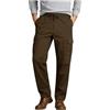 SEA BARRIER Isola Pantalone Uomo Cargo in Tela 100% Cotone - Leggero con Tasche Laterali e Coulisse in Vita, Stile Casual/Outdoor Profumatore Saggio Incluso