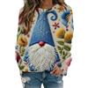 Generico Maglioncino Natalizio Maglioncino Natale Bambina Christmas Tree Sweatshirt Women Shiny Christmas Tree Graphic Shirt Casual Long Sleeve Pullover Blouse Maglione Donna Natale Maglione