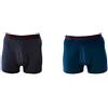 Cotonella Boxer Uomo in Cotone BIELASTICO Art. 2384 -Confezione da 3 Bipack Colori Bianco - Nero - Assortito (5, Fantasia)