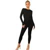 L S U Pantaloni aderenti da donna da lavoro, ufficio, pantaloni elasticizzati