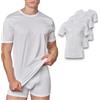 LADY·C T-Shirt Intima per Uomo - 100% Filo di Scozia - Mezze Maniche Corte Pacco da 3 - Leggera e Piacevole sulla Pelle (IT, Testo, 3XL, Regular, Regular, Bianco)