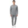 Generico Pigiama Caldo Cotone Uomo Interlock Garzato (Peso 200 gr Metro lineare) Pigiama Uomo Invernale Lungo, Pigiami 100% Made in Italy Disponibili dalla M alla 3XL (3XL, Catania Grigio)
