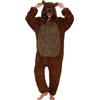 LATH.PIN Adulto Kigurumi Pigiama Unisex Anime Animale Costume Cosplay Costume Tuta Onesies Set Pigiama Panda Biancheria da Notte Sleepwear, XXL