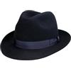 Borsalino Cappello Bogart Marengo Cappello di Feltro Cappello in Lana 59 cm - Blu