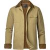Harbrosrce Giubbotto Invernale Uomo Giacche con Fodera Imbottita Giacca Calde Padded Mac Coat Giacca Trapuntata Cappotto