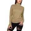 JOPHY & CO. Maglione Donna Collo Alto (cod. 22053) (XL, Camel)