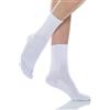 Relaxsan 650C (Bianco, Tg.2) Calze con Dita Uomo Donna, Senza Elastico, Senza Compressione, Piedi Diabetici, Cotone e Argento