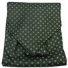 Avantgarde ASCOT UOMO SETA VERDE GREEN SILK CASHCOLL MADE IN ITALY, colore verde scuro dis grigio azzurro carta