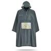 STANDWERK Poncho antipioggia con esclusiva tasca di navigazione e finestra per escursioni, mantello antipioggia da uomo e da donna, adatto per trekking, attività all'aperto