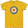 3stylershop T-Shirt Uomo Target MODS Scooter Vintage Italian Style Motorcycle Moto papà Regalo Compleanno - 100% Cotone 185 gr/mq