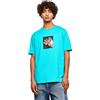 Diesel - Maglietta da uomo con scollo rotondo, colore turchese, blu -T-JUST-A36