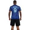 L.C. SPORT Completo Inter Marcus Thuram 9 Replica Ufficiale Autorizzata 2025-2026 Bambino (Taglie-Anni 2 4 6 8 10 12) Adulto (S M L XL) - S