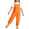 Generico Salopette Bambina Bambino Estive 3-14 Anni in Misto Cotone Tuta Meccanico Leggero Tuta da Lavoro Oversize Pantaloni Casual Mare per Sportivo, Scuola Materna ed Elementare