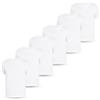LOREZA ® Confezione da 6 Capi di Biancheria Intima Unisex per Bambini Camicia Manica Corta Ragazzi Ragazze (92-98 (2-3 Anni), Bianco - 6 Pz.)