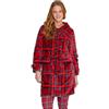 Noidinotte; more than pyjamas Noidinotte - Vestaglia donna monty in coral con alamari - M Rosso
