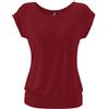 TrendiMax Maglietta Donna Estiva Cotone Magliette Maniche Corte Tee T-Shirt Casual Maglia Primavera Tshirt