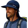 TOP-EX Cappello da sole da uomo, UPF 50, tesa larga, con protezione per il | Fascia tergisudore rinfrescante, protezione solare UPF 50, inserti in rete traspirante, per escursionismo, pesca