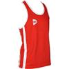 GREEN HILL Elite Canotta da Boxe Canottiera Pugilato Blu Rossa Boxing Vest