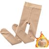 Yeeteepot Bambine e Ragazze Collant Caldo Leggings A-Marrone Spessa XL | Inverno Termici Calzamaglia Spessi Foderati Pantalone Leggings Morbido Elastico Pantyhose