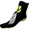 R-EVENGE CALZA FUNCTIONAL L'ALLENAMENTO FUNZIONALE E IN SOSPENSIONE, PER L'ANTIGRAVITY E IL POWER YOGA, DITA SEPARATE, ANTISCIVOLO, ANTIBATTERICA (LARGE 42-45, NERO/GIALLO)