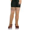 sesto senso 3 Paia Calze Autoreggenti Collant 8 Denari Trasparenti Lisce con Silicone Donna beige carne 1/2 Antilope