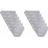 Generico Pacco da 24 Pacco da 12 e Pacco da 6 Slip e Boxer LIABEL Uomo 100% Cotone/Cotone Mercerizzato Colori Foto (4, 12 Slip Bianco)
