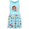 sarcia.eu Gabby's Dollhouse Abito in Cotone Color Menta con Bretelle, Abito da Bambina 100% Cotone (IT, Numero, 104, Regular, Verde)