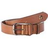 RED BRIDGE Cintura in Vera Pelle da Uomo Accessorio Cinta Elegante e Sportiva Marrone 105