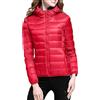 Generico Piumino Da Donna 100 Grammi Imbottito Antivento Trapuntato Piumini Con Cappuccio Leggero Caldo Invernali Giubbotto Elegante Casual Cerniera Giacca Mezza Stagione Comodo Cappotto Taglie Forti