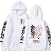 zhedu Anime AOT Felpe con Cappuccio Pullover Casual Allentato Top Uomo Donna Felpe A Maniche Lunghe AOT Y2K Streetwear