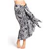 PANASIAM Sarong B903 black wave, L
