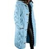 Generic Cardigan da Donna in Maglia a trecce, Manica Lunga, Aperto sul Davanti, con Cappuccio, Casual, alla Moda, Maxi Cappotti con Tasche