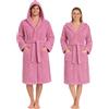 Nada Home Accappatoio Unisex in Spugna 100% Cotone 400 gr con Cappuccio - Morbido e Assorbente, con Cintura, Tasche e Appendino - Uomo Donna Adulto