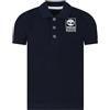 Timberland Polo A Manica Corta Blu T60061 83D BLU 14 A/Y