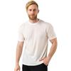 Merino.tech Maglietta Lana Uomo Merino Intimo Leggero Manica Corta (X-Large, Creamy)