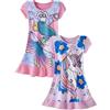 LOLPIP Camicie da notte per ragazze, vestito per bambini, camicia da notte con unicorno, confezione da 2, 3-10 anni, 3-4 Jahre
