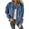 YUTILA Cord Jack - Giacca da donna per la primavera e l'autunno