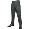 shop casillo Pantalone Uomo Classico Flanella Due Pence 46 48 50 52 54 56 58 60 (Verde, 54)