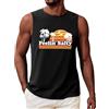 Voqeen Canottiera Uomo Estiva Classica Maglietta Senza Maniche Girocollo Canotta Fitness Leggera Tank Top per L'Estate Vacanze al Mare Allenamento in Palestra