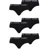 Puma, Mutande Uomo, slip Confezione da 6 pezzi. Nero X-Large-48er Pacchetto Di
