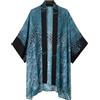Getitsoon Kimono da donna in chiffon bohémien, cardigan, copricostume, scialle, blusa per costumi da bagno