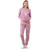 Noidinotte; more than pyjamas Noidinotte - Pigiama Donna Caldo Cotone Articolo fiaba - XS Rosa