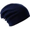Villand Cappello Beanie in 100% Lana Merino per Donna e Uomo con Borsa Regalo, Berretto da Sci a Doppio Strato, Cappello in Lana Lavorata a Maglia per l'inverno (Blu Marino)